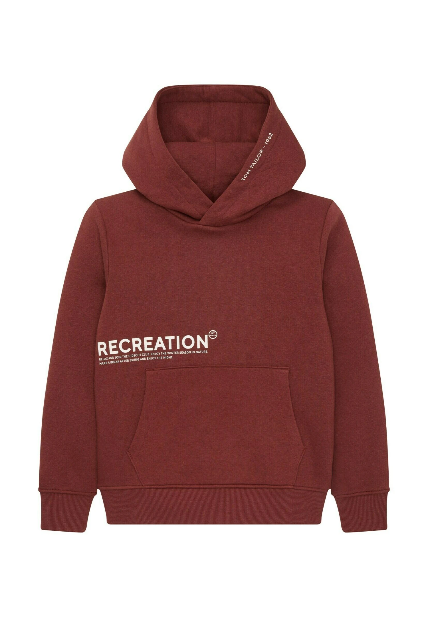 Tom Tailor Hoodie - Soft Burnt Red 3 Tom Tailor Hoodie - Soft Burnt Red