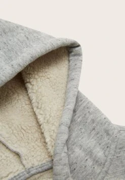 Tom Tailor Sweater Met Rits - Dark Stone Melange -Fusion a8deb3f673a34a8e9780e16ff51f73f2