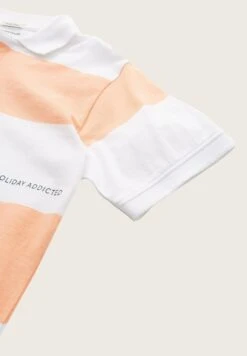 Tom Tailor Poloshirt - White Orange -Fusion a950c1692724491b8f30546dee837d35