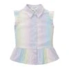 Tom Tailor Mit Volants - Overhemdblouse - Multicolor Vertical Stripe -Fusion aa03987bb3214e438d2bc058bbf10c93