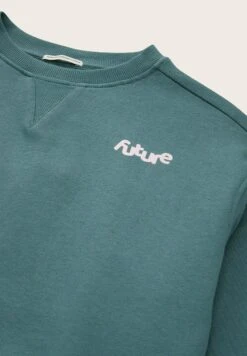 Tom Tailor Mit Textprint - Sweater - Deep Bluish Green 7 Tom Tailor Mit Textprint - Sweater - Deep Bluish Green -Fusion b1fdd4c539144686bfcaedeec5dca151