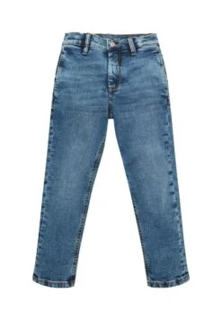 Tom Tailor Straight Leg Jeans - Mid Stone Bright Blue Denim