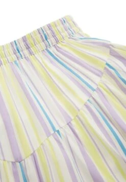 Tom Tailor Gestreifter - Minirok - Vertical Multicolor Stripe -Fusion b953da5eb4c146edb219f1ff96ab499f