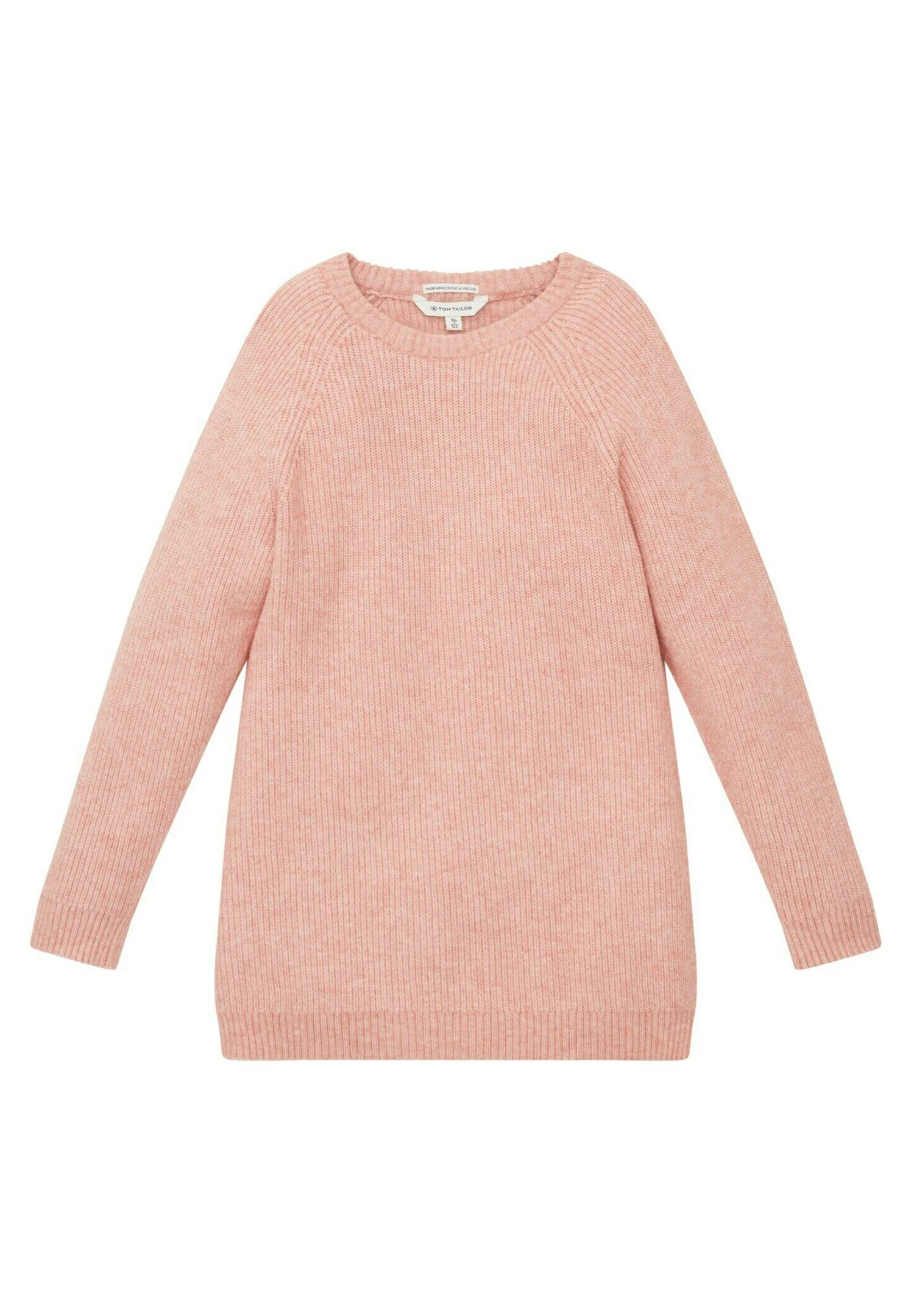 Tom Tailor Gebreide Jurk - Soft Pink Melange 3 Tom Tailor Gebreide Jurk - Soft Pink Melange