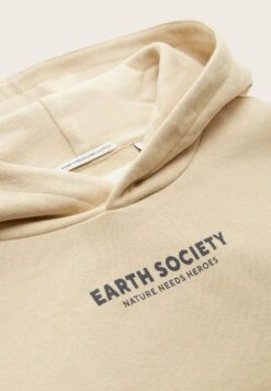 Tom Tailor Mit Print - Hoodie - Cream Toffee -Fusion c6c7f248d493487ea04bc07aa27c9e1e