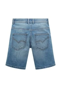 Tom Tailor Mit Gürtelschlaufen - Jeansshort - Used Light Stone Blue Denim -Fusion d18d03f6b3bf49c79ddc7ea7f6e511ab