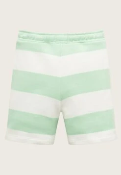 Tom Tailor Gestreifte - Trainingsbroek - White Green Stripe 18 Tom Tailor Gestreifte - Trainingsbroek - White Green Stripe -Fusion d1e2761a7c6348cd98449beba87d3ae8