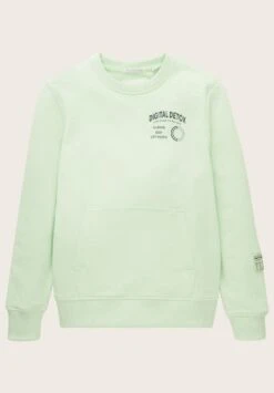 Tom Tailor Mit Print - Sweater - Fresh Apple Lime Green -Fusion d7e2cb82ac084e9f9eea7e3ade7c58e8