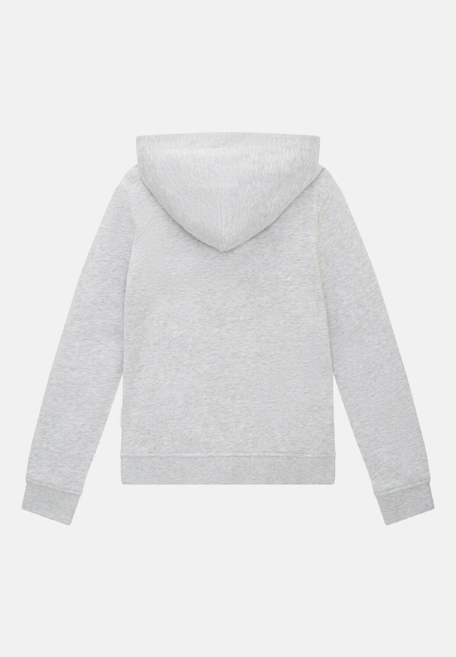 Tom Tailor Mit Logo- Hoodie - Light Stone Grey Melange 6 Tom Tailor Mit Logo- Hoodie - Light Stone Grey Melange - Afbeelding 4