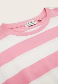 Tom Tailor Jerseyjurk - Pink Block Stripe -Fusion db888dadf63348328640908593a45c8c