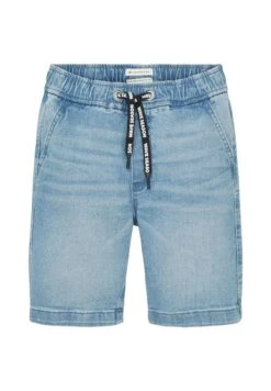 Tom Tailor Mit Kordelzug - Jeansshort - Used Mid Stone Blue Denim