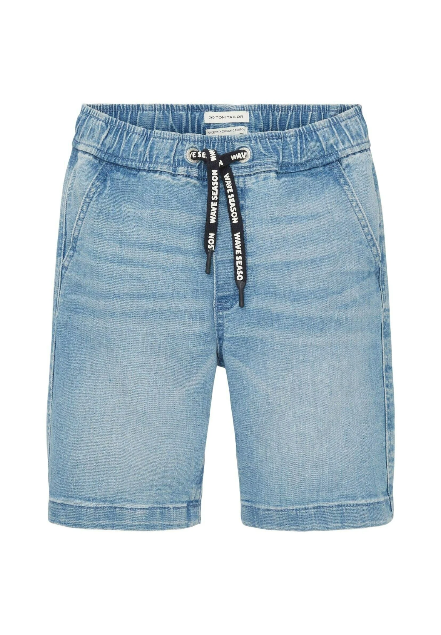 Tom Tailor Mit Kordelzug - Jeansshort - Used Mid Stone Blue Denim 3 Tom Tailor Mit Kordelzug - Jeansshort - Used Mid Stone Blue Denim