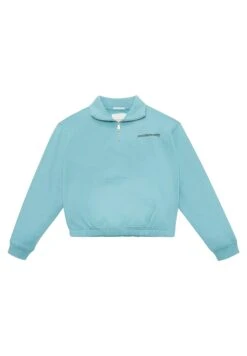 Tom Tailor Mit Reissverschluss - Sweater - Bright Reef Blue