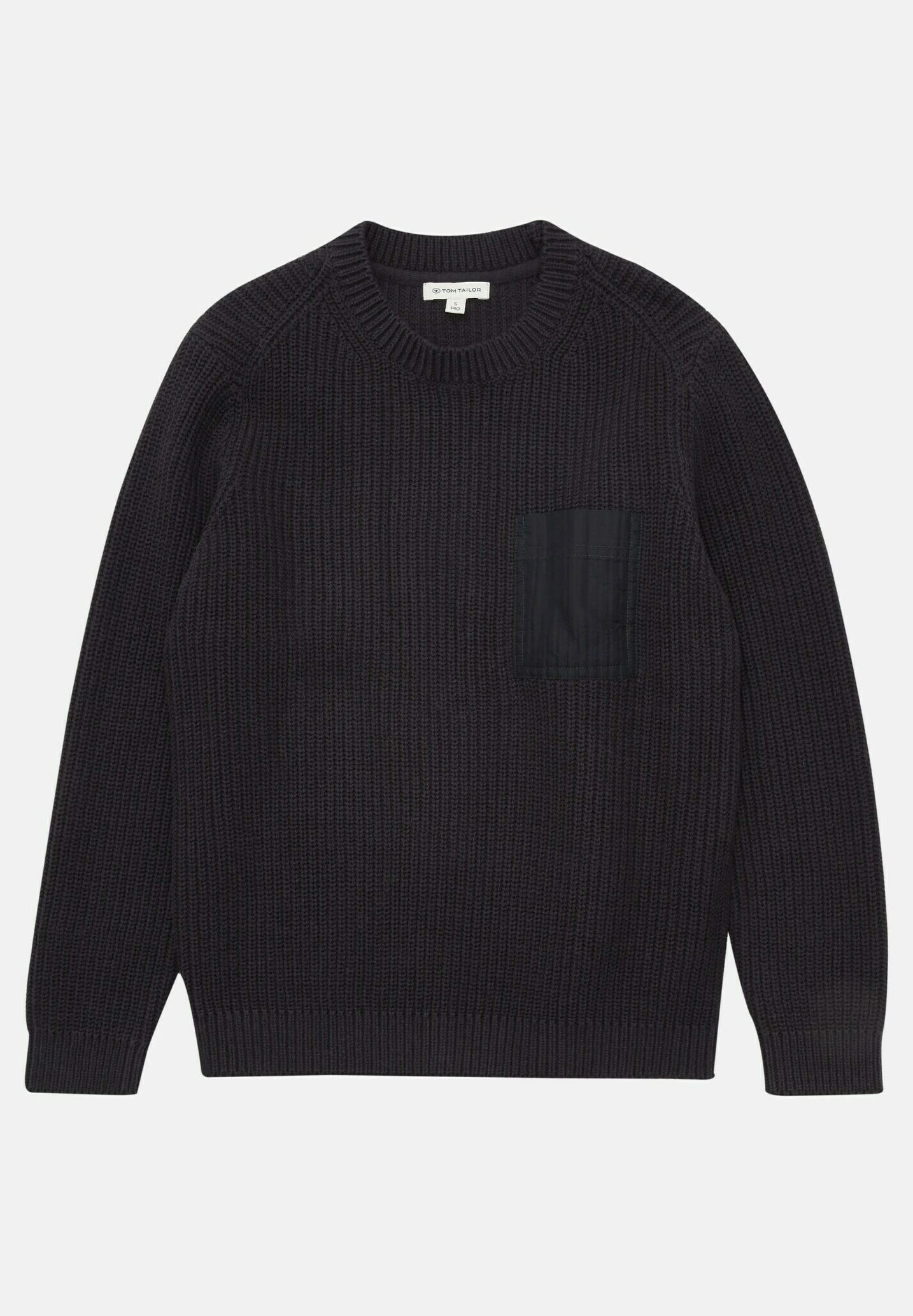 Tom Tailor Basic - Trui - Coal Grey 5 Tom Tailor Basic - Trui - Coal Grey - Afbeelding 3