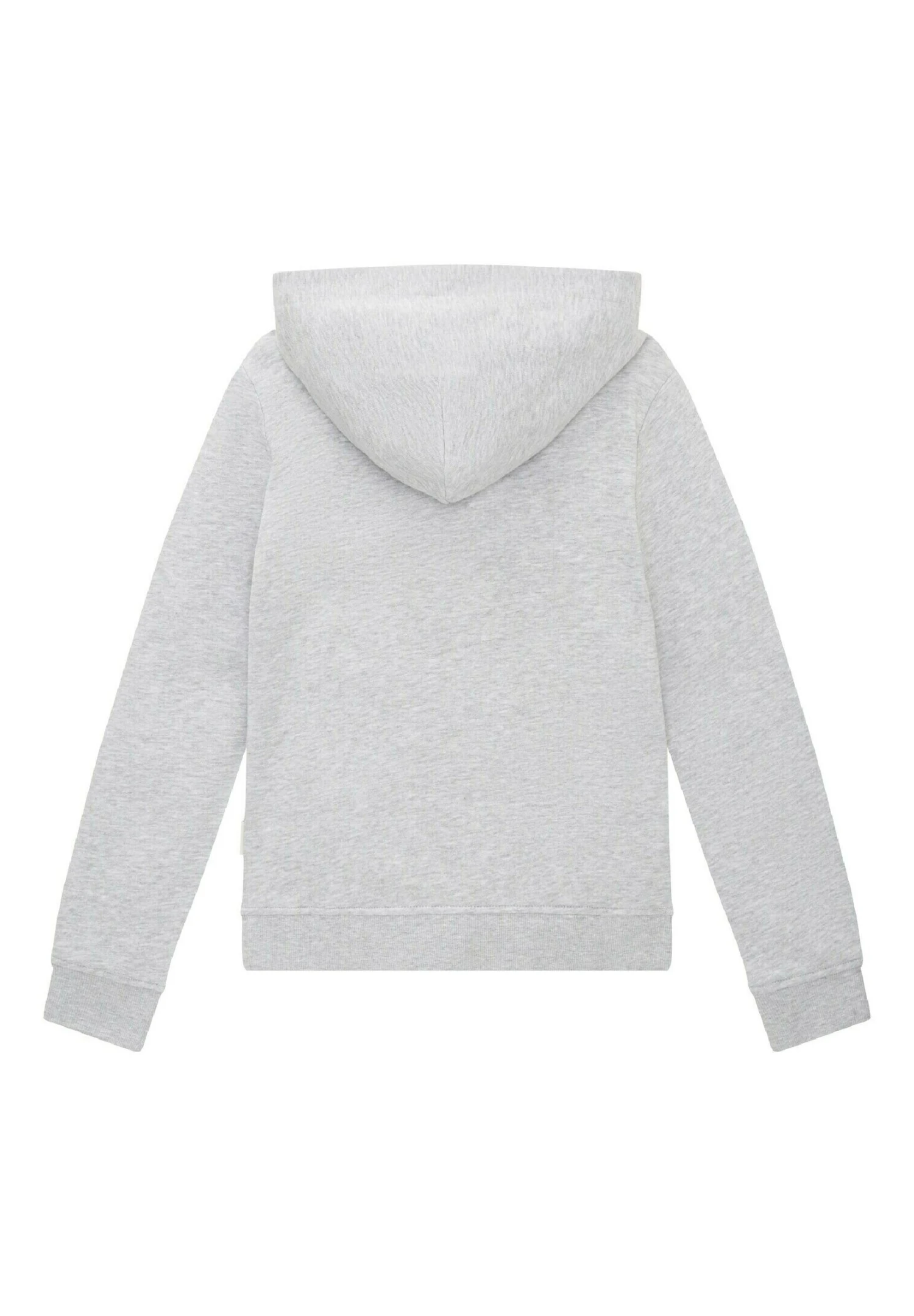 Tom Tailor Mit Logo- Hoodie - Light Stone Grey Melange 4 Tom Tailor Mit Logo- Hoodie - Light Stone Grey Melange - Afbeelding 2