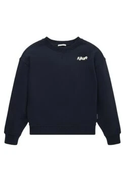 Tom Tailor Mit Textprint - Sweater - Sky Captain Blue