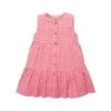 Tom Tailor Mit Volants - Jurk - Pink Check -Fusion eb58993391b6491cbec54bc0810098f6