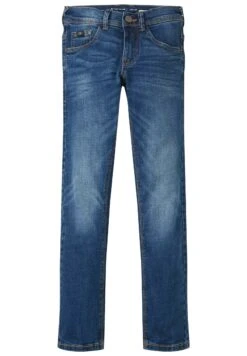 Tom Tailor Straight Leg Jeans - Used Mid Stone Blue Denim