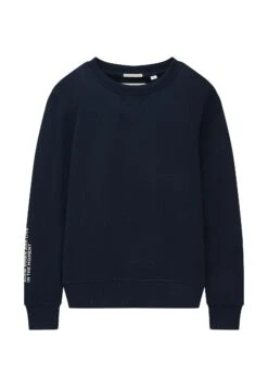 Tom Tailor Mit Textprint - Sweater - Sky Captain Blue