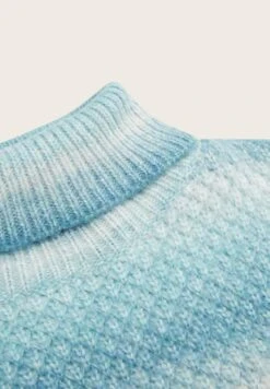 Tom Tailor Mit Rollkragen  - Trui - Reef Blue Off White Stripe -Fusion fb302dd665804612975b94e912a53260