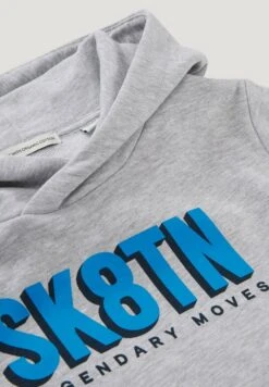 Tom Tailor Mit Print - Hoodie - Light Stone Grey Melange -Fusion ff4ca639d75b4cf0a09203d44f83d8f1